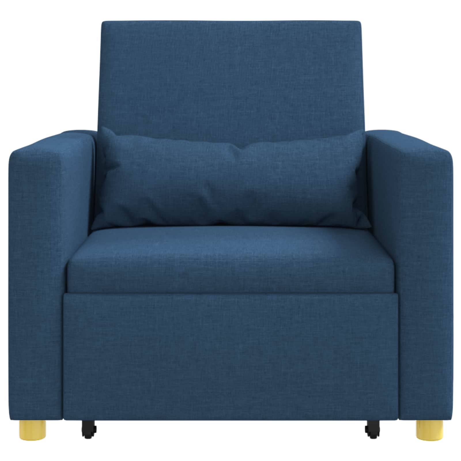 Sofa na razvlačenje Singl Plava 90 x 165 x 87 cm tkanina