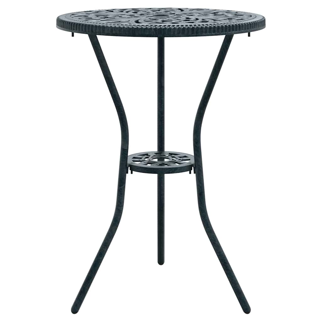 Bistro set za vrt 3 pcs Zelena Aluminij