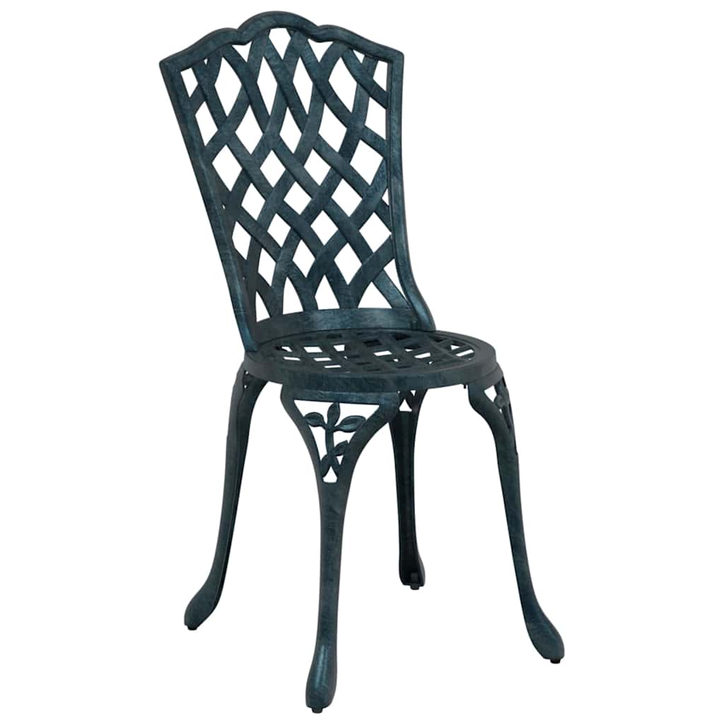 Bistro set za vrt 3 pcs Zelena Aluminij