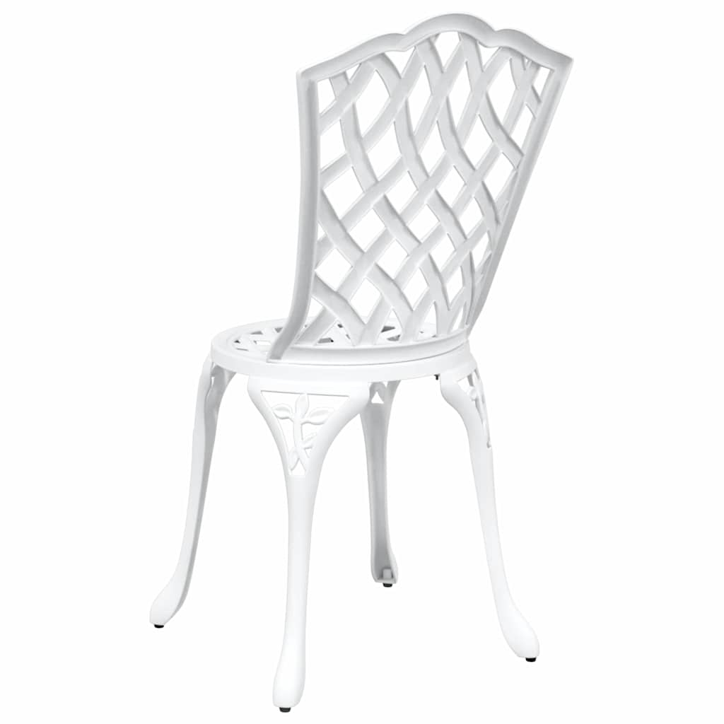 Vrtna stolica 2 pcs Bijelo 39 x 40 x 87cm Aluminij