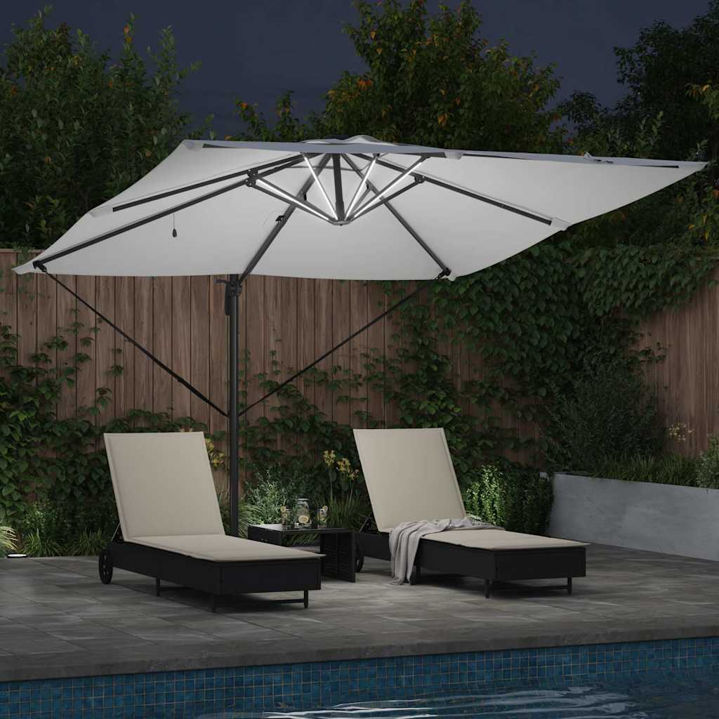 Suncobran Pijesak 286 x 284 x 270 cm Aluminij i poliester
