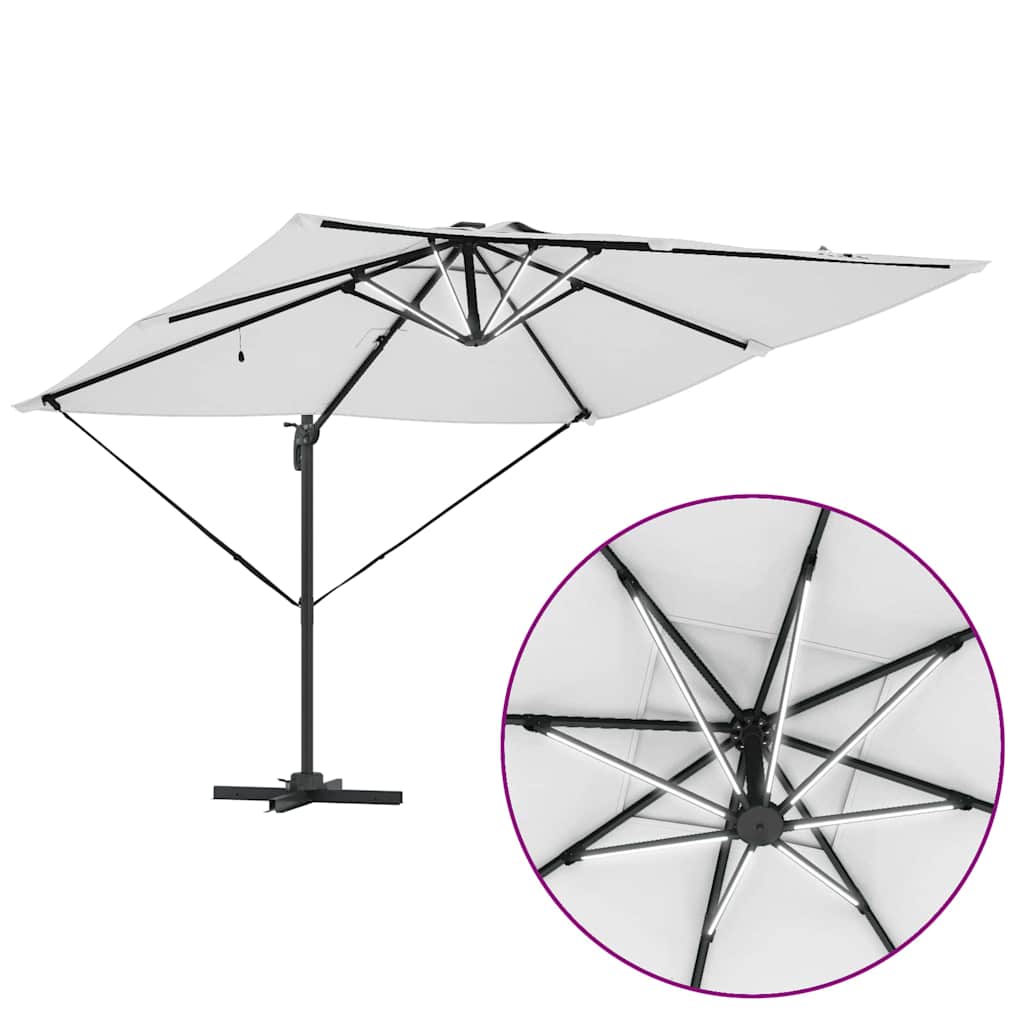 Suncobran Pijesak 286 x 284 x 270 cm Aluminij i poliester