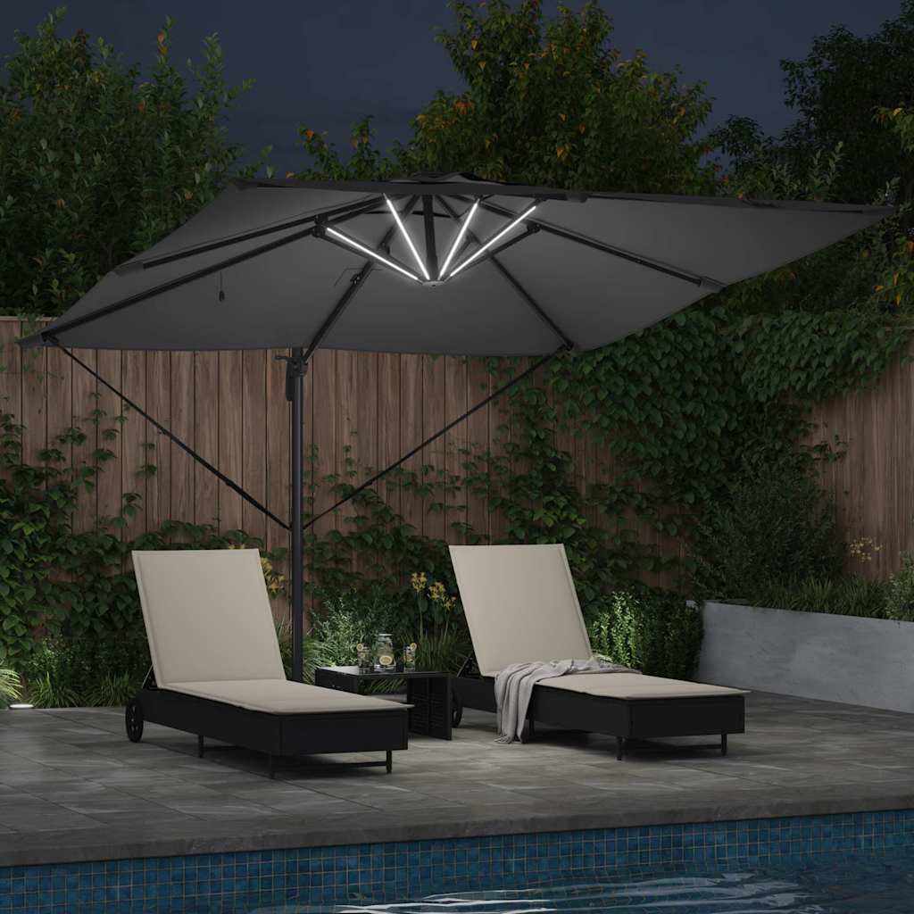 Suncobran Antracit 286 x 284 x 270 cm Aluminij i poliester