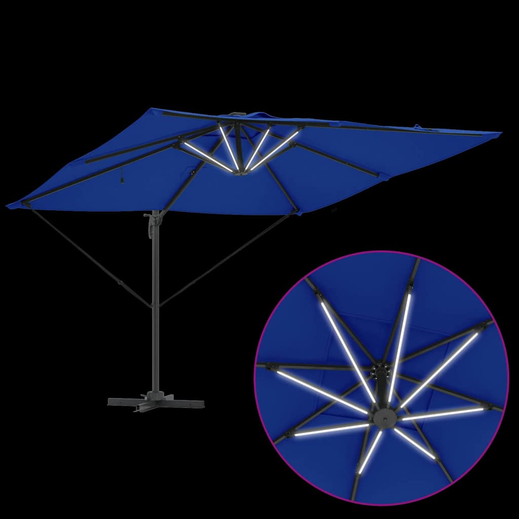Suncobran Azure plava 286 x 284 x 270 cm Aluminij i poliester