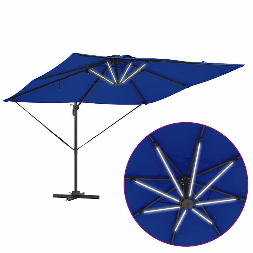 Suncobran Azure plava 286 x 284 x 270 cm Aluminij i poliester