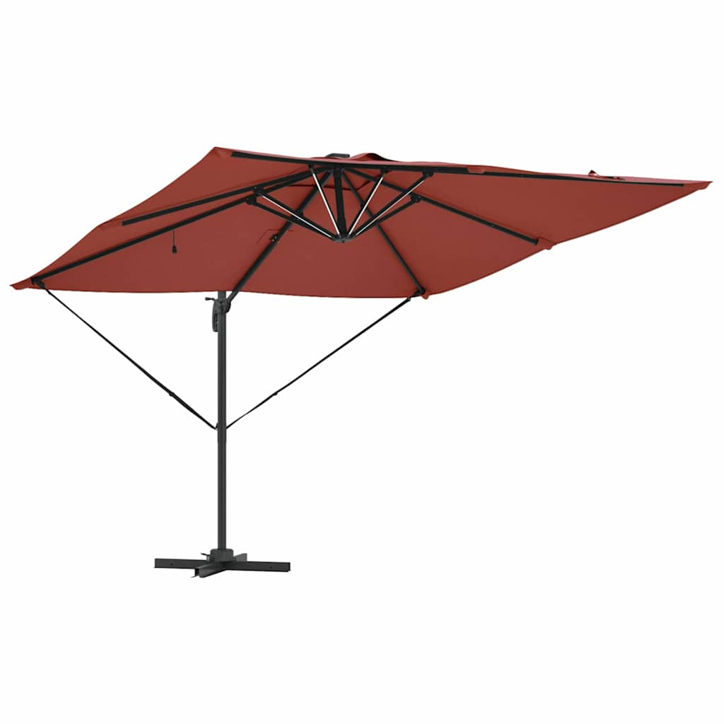 Suncobran Terakota 286 x 284 x 270 cm Aluminij i poliester