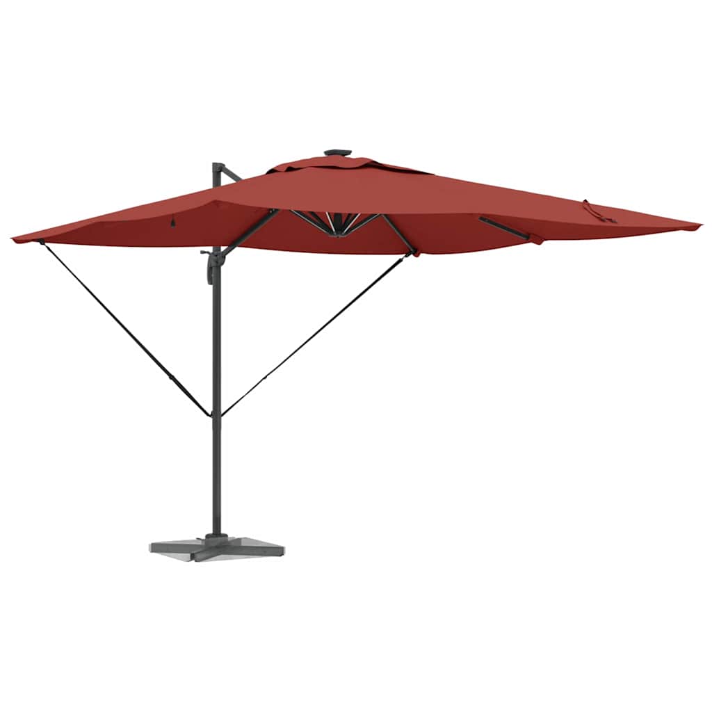 Suncobran Terakota 286 x 284 x 270 cm Aluminij i poliester
