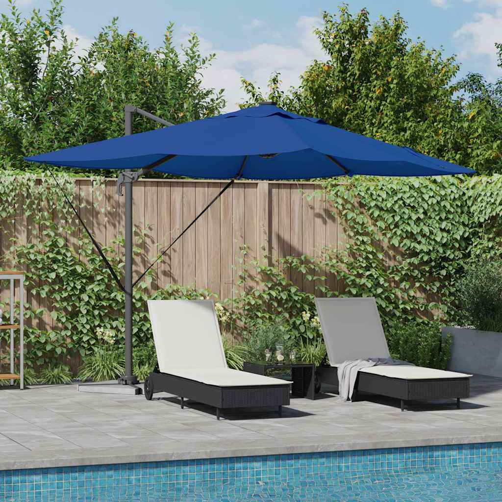 Suncobran Azurnoplava 352 x 251 x 265 cm Poliester i aluminij