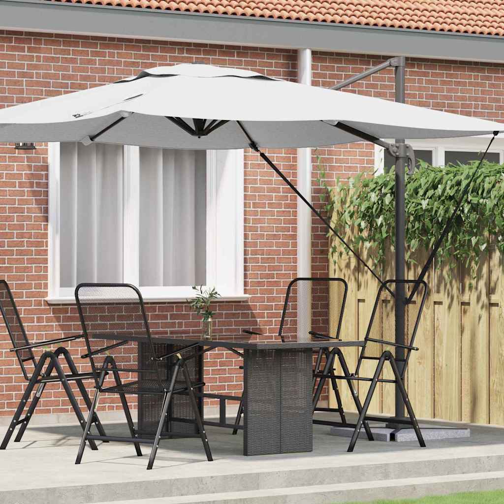 Roma Suncobran Bež 286 x 284 x 265 cm Aluminij i poliester