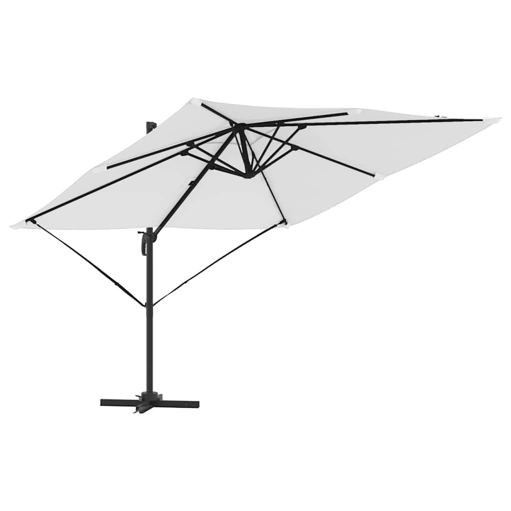 Roma Suncobran Bež 286 x 284 x 265 cm Aluminij i poliester