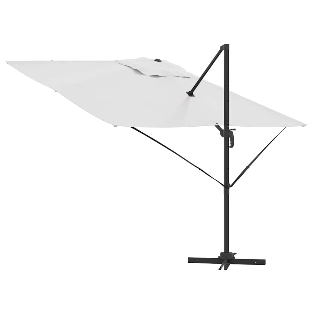 Roma Suncobran Bež 286 x 284 x 265 cm Aluminij i poliester