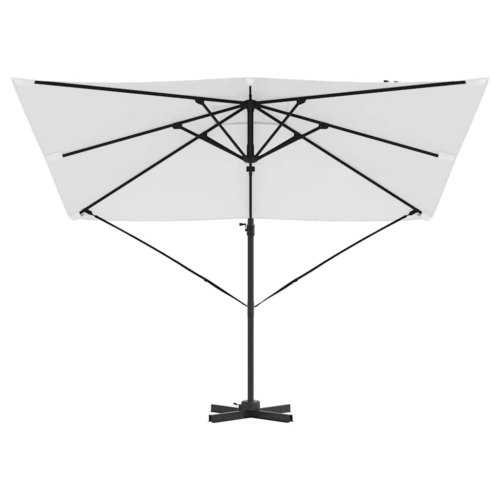 Roma Suncobran Bež 286 x 284 x 265 cm Aluminij i poliester