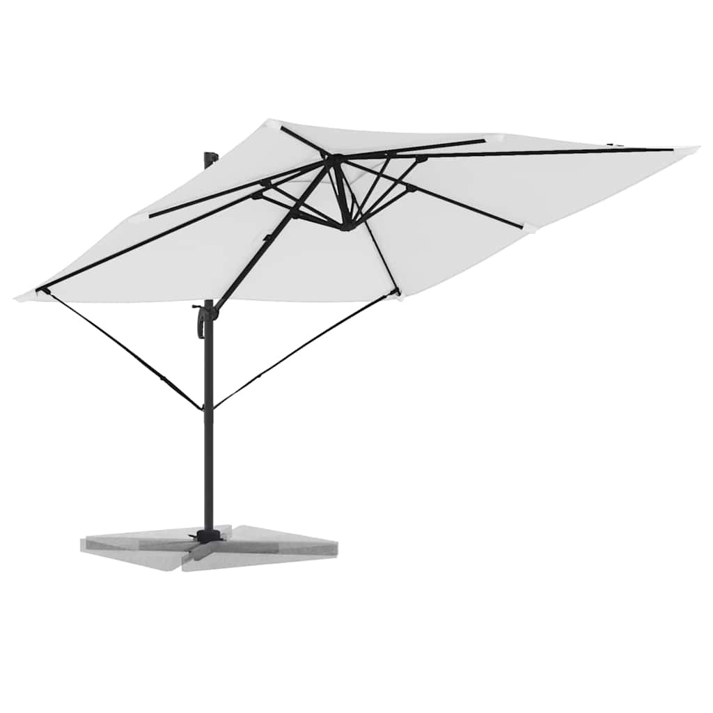 Roma Suncobran Bež 286 x 284 x 265 cm Aluminij i poliester