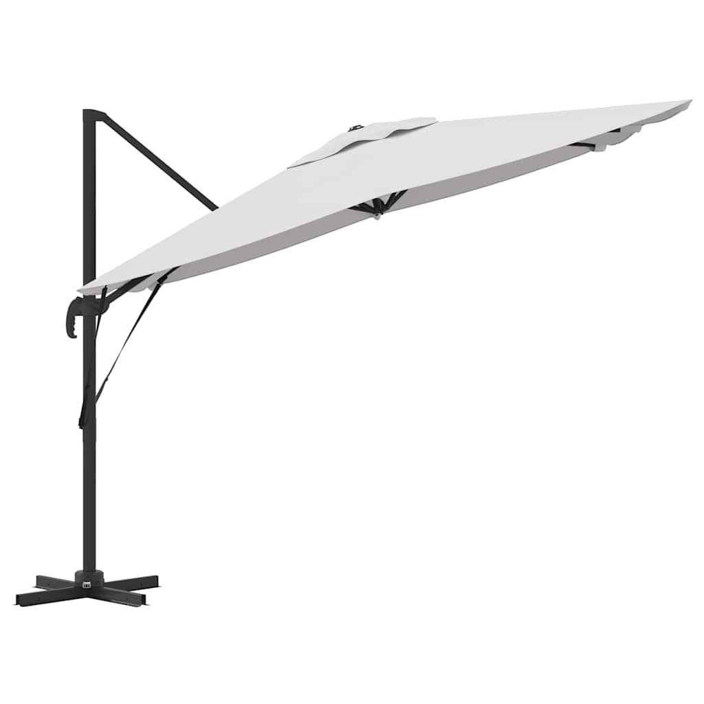 Roma Suncobran Bež 286 x 284 x 265 cm Aluminij i poliester