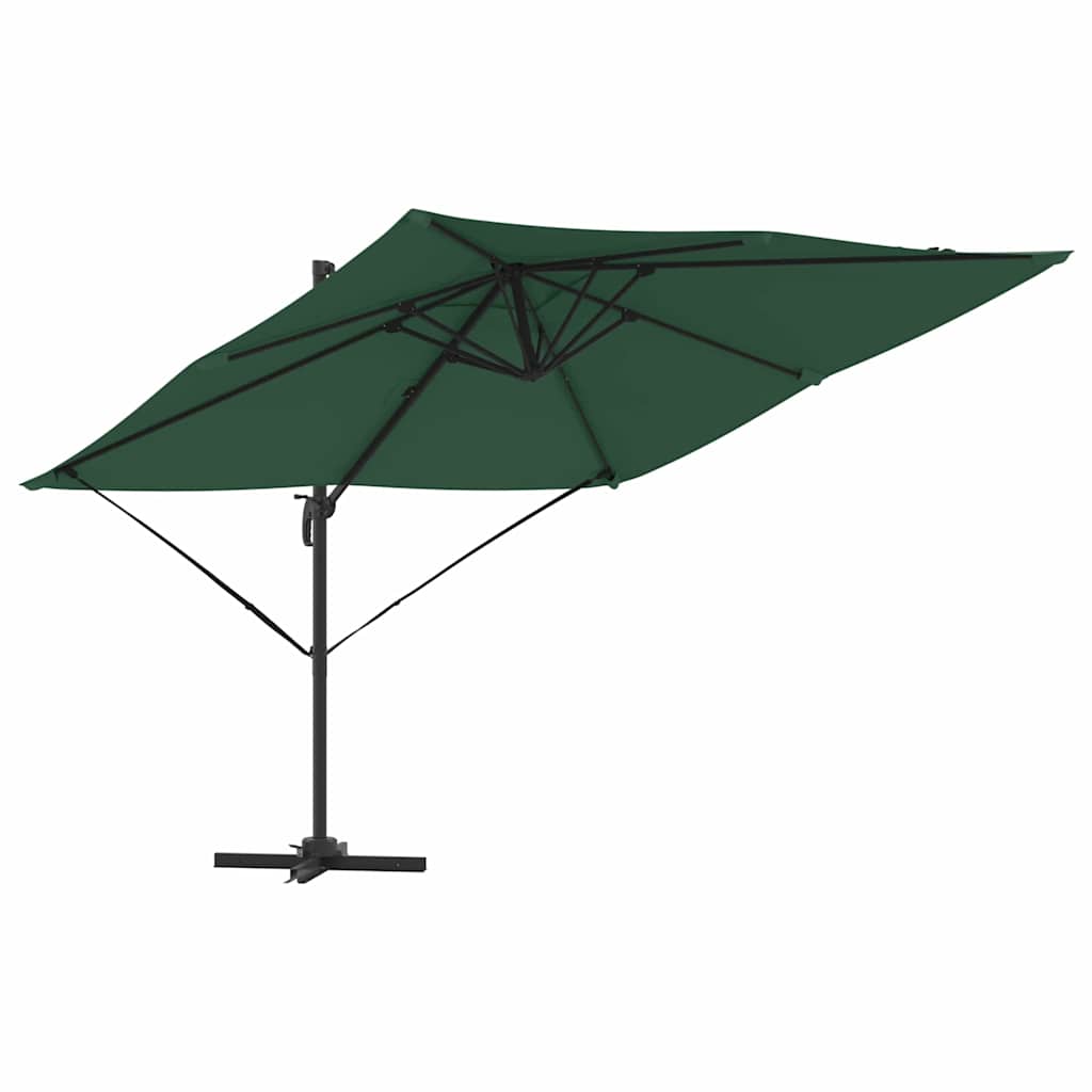 Roma Suncobran Zelena 286 x 284 x 265 cm Aluminij i poliester
