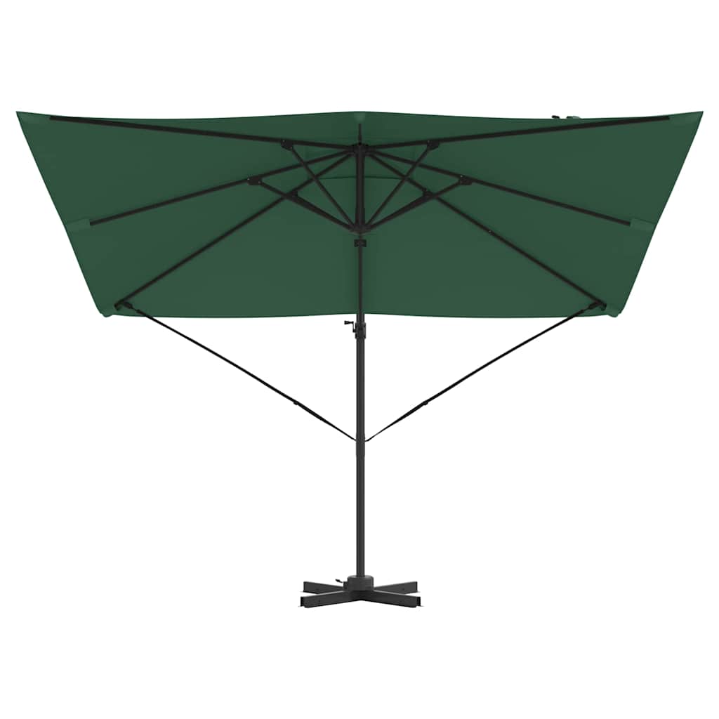 Roma Suncobran Zelena 286 x 284 x 265 cm Aluminij i poliester