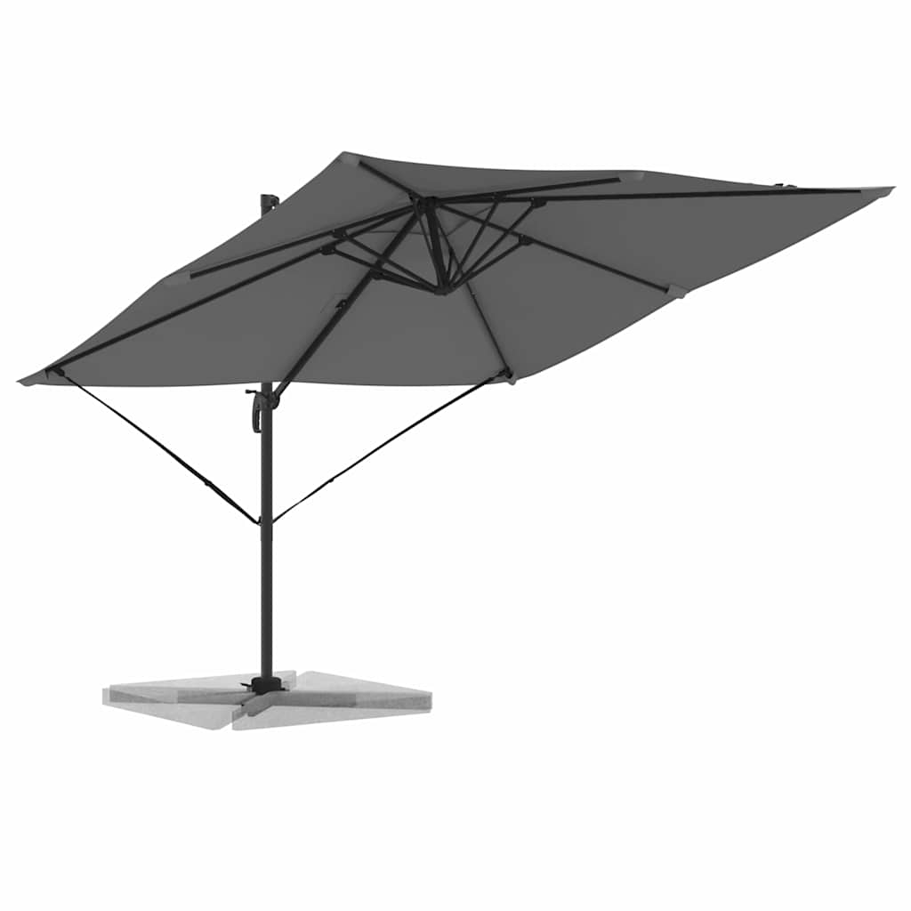Roma Suncobran Antracit 286 x 284 x 265 cm Aluminij i poliester