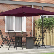 Suncobran Bordeaux Crvena 351 x 250 x 260 cm