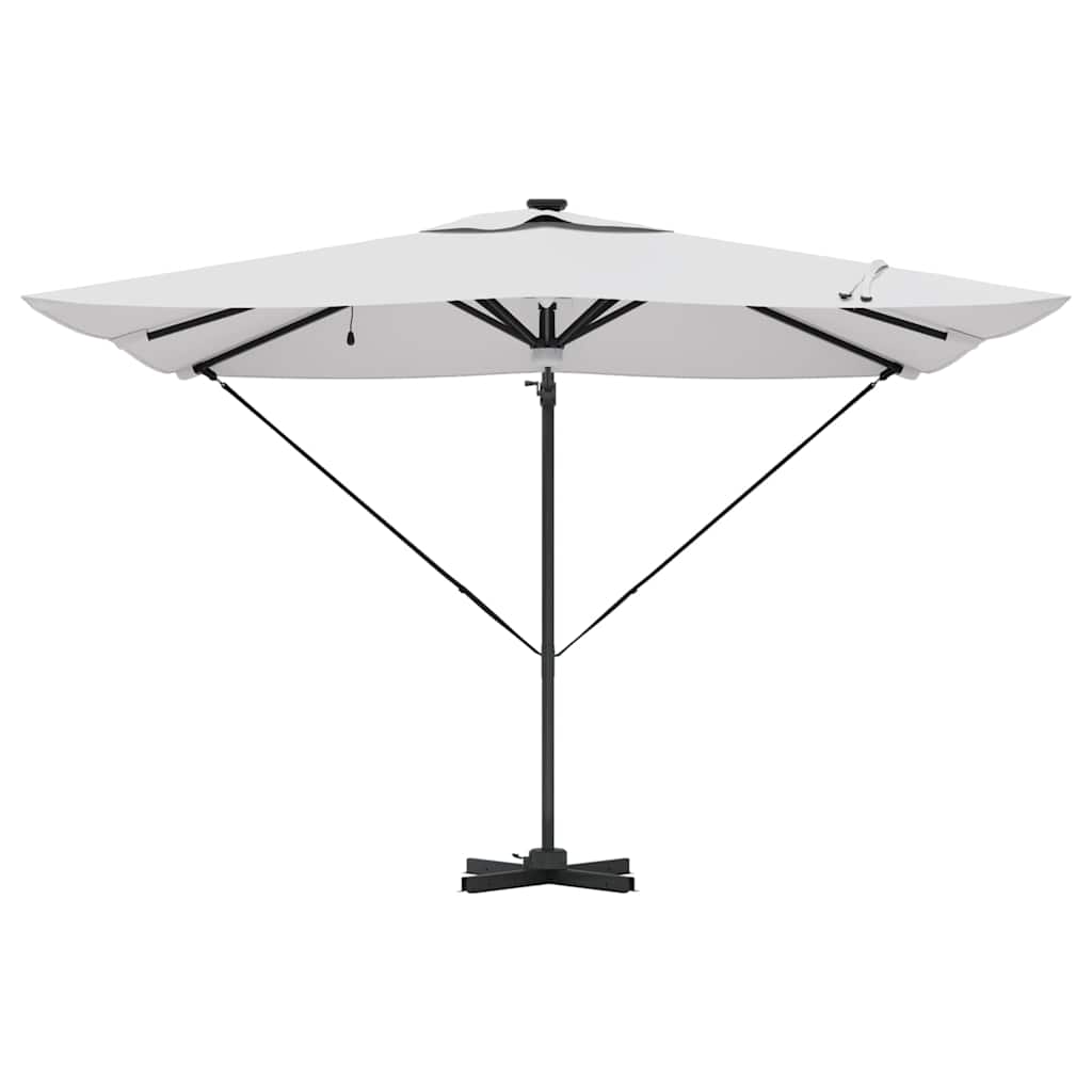 Roma Suncobran Bež 286 x 284 x 270 cm Aluminij i poliester