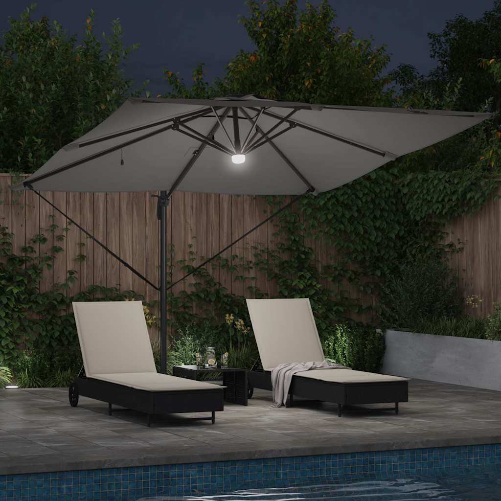 Roma Suncobran Antracit 286 x 284 x 270 cm Aluminij i poliester