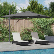 Roma Suncobran Antracit 286 x 284 x 270 cm Aluminij i poliester