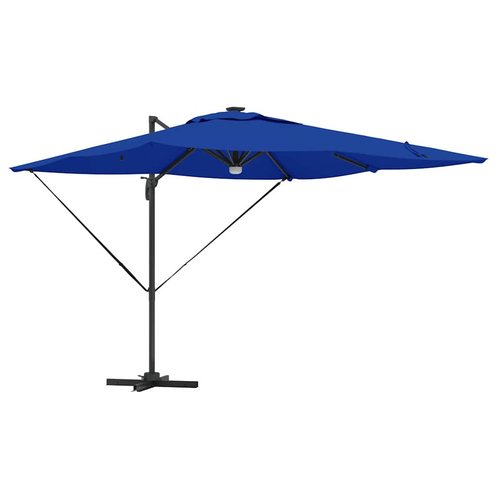 Roma Suncobran Plava 286 x 284 x 270 cm Aluminij i poliester