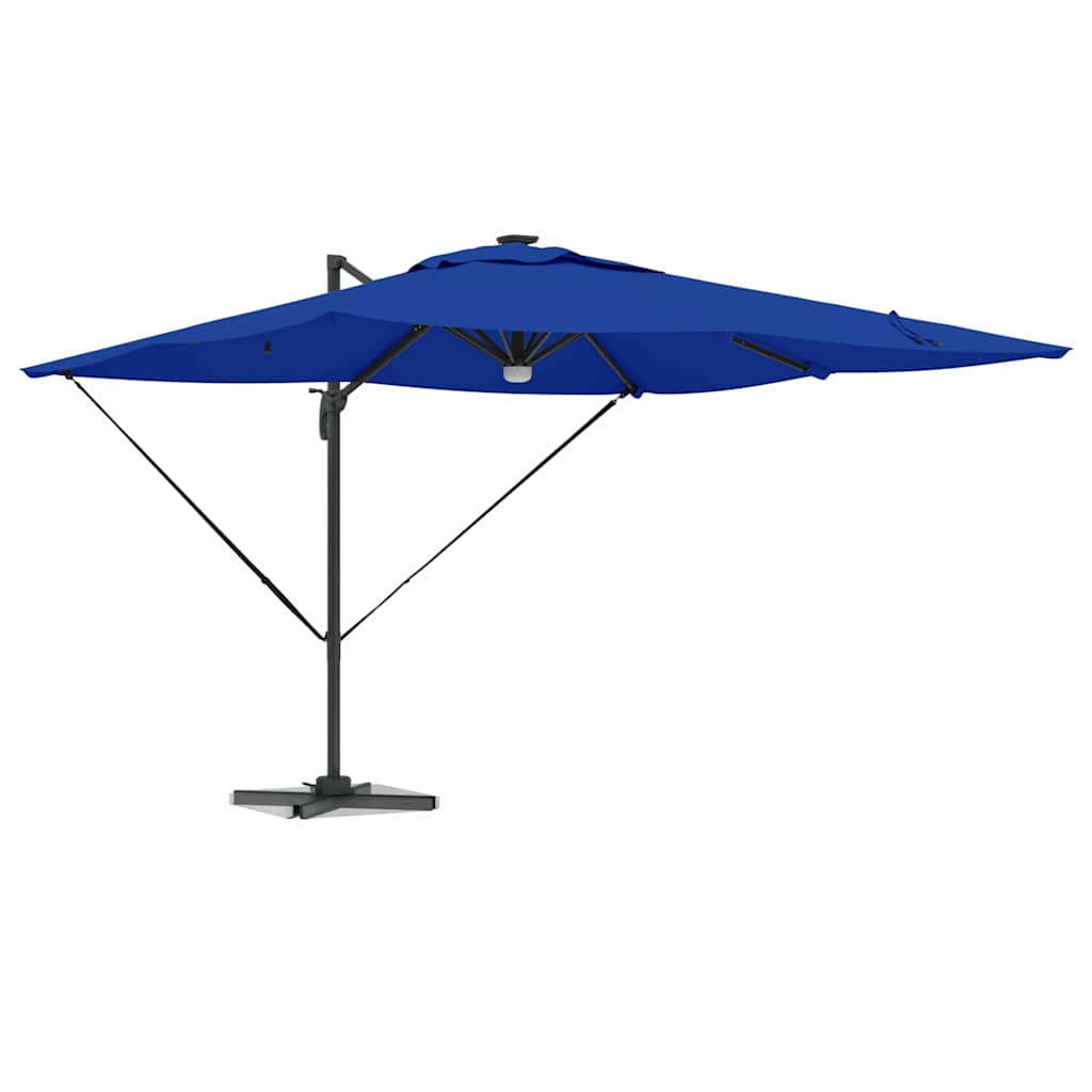 Roma Suncobran Plava 286 x 284 x 270 cm Aluminij i poliester