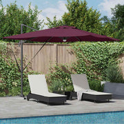 Roma Suncobran Crvena 286 x 284 x 270 cm Aluminij i poliester