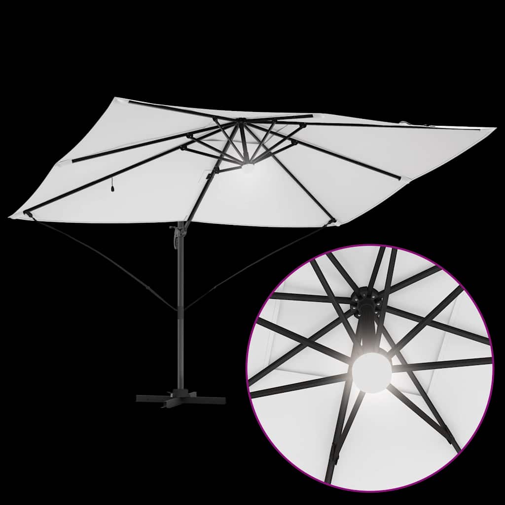 Suncobran Pijesak 351 x 250 x 253 cm Poliester i aluminij