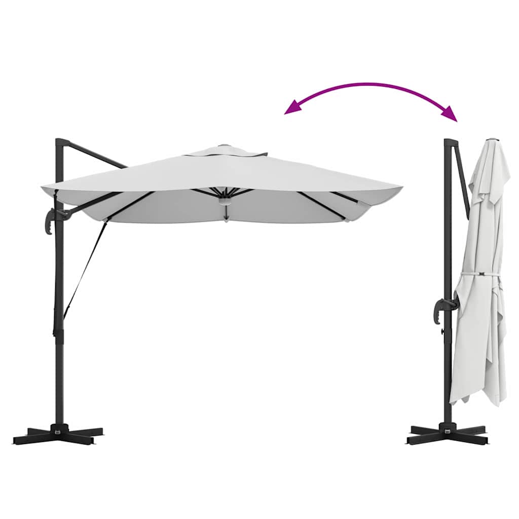 Suncobran Pijesak 351 x 250 x 253 cm Poliester i aluminij
