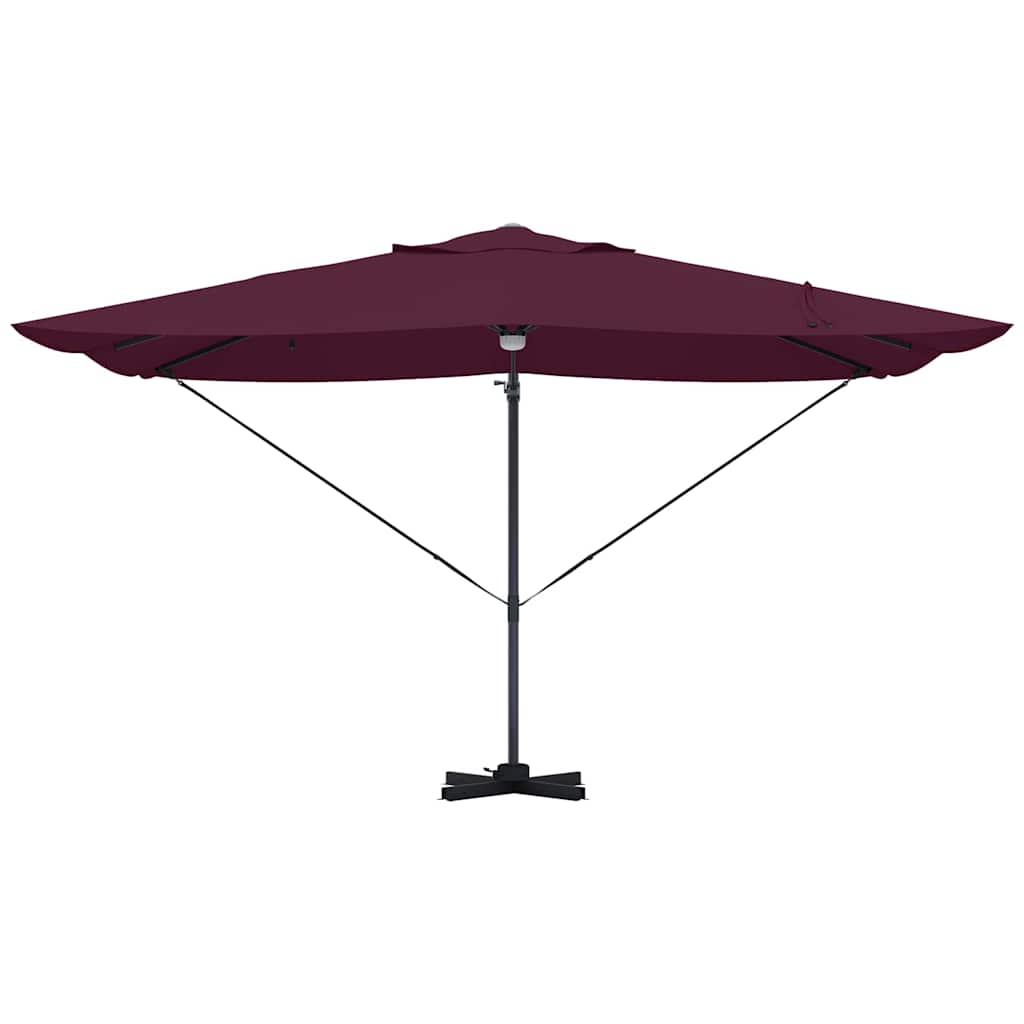 Suncobran S LED lampica Bordeaux Crvena 351 x 250 x 253 cm