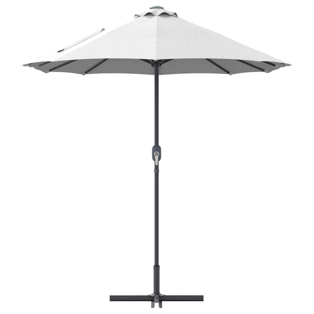 Vrtni suncobran Pijesak 370 x 197 x 239 cm Poliester i aluminij