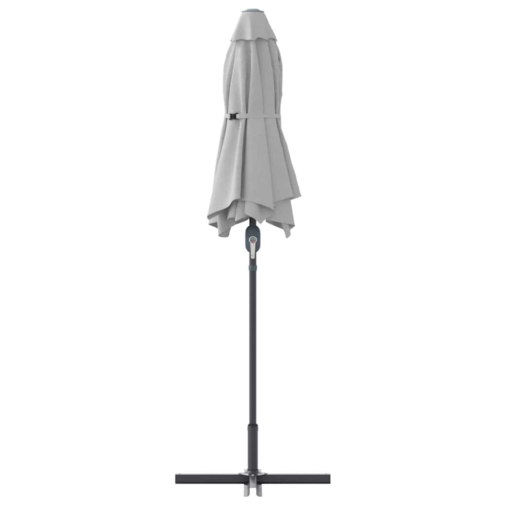 Vrtni suncobran Pijesak 370 x 197 x 239 cm Poliester i aluminij
