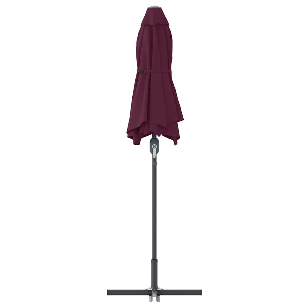Vrtni suncobran Bordeaux Crvena 370 x 197 x 239 cm