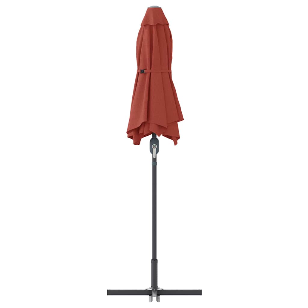 Vrtni suncobran Terakota 370 x 197 x 239 cm