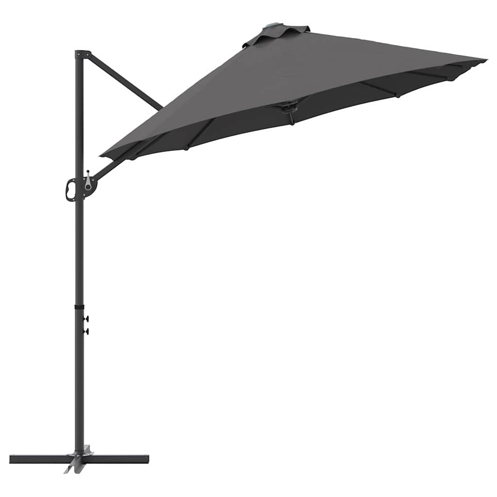 Suncobran Antracit 372 x 198 x 243 cm Poliester i aluminij