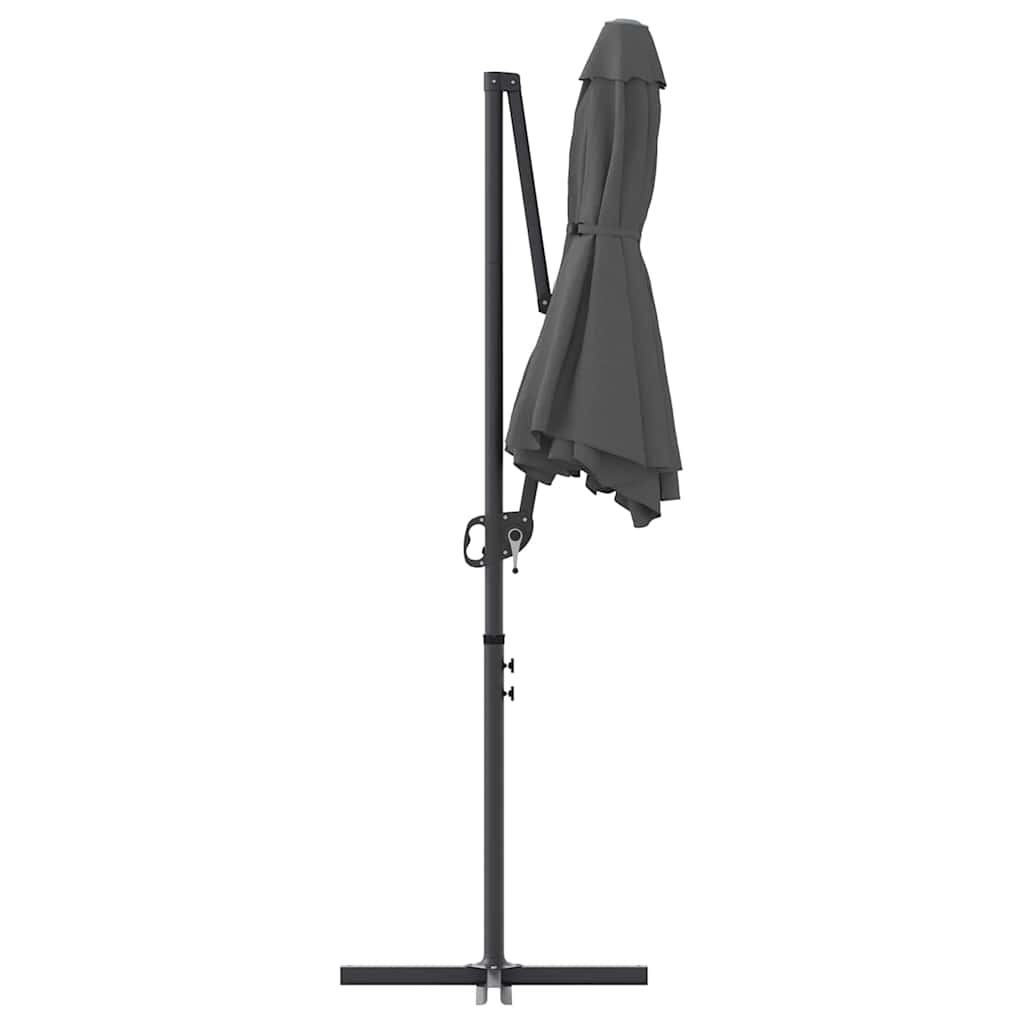 Suncobran Antracit 372 x 198 x 243 cm Poliester i aluminij