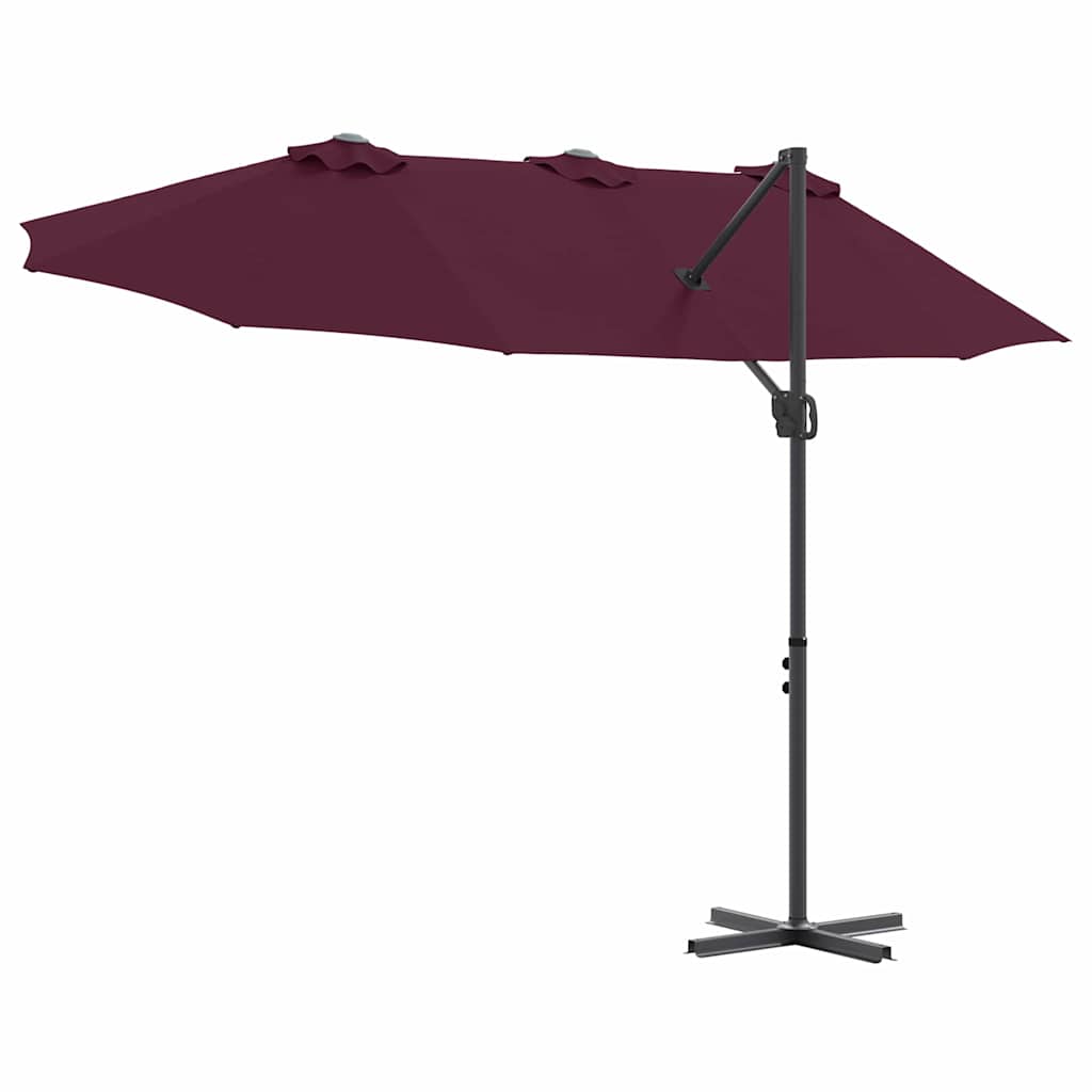 Suncobran Bordeaux Crvena 372 x 198 x 243 cm