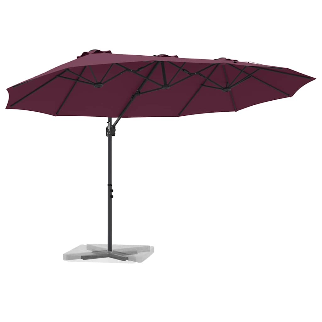 Suncobran Bordeaux Crvena 372 x 198 x 243 cm