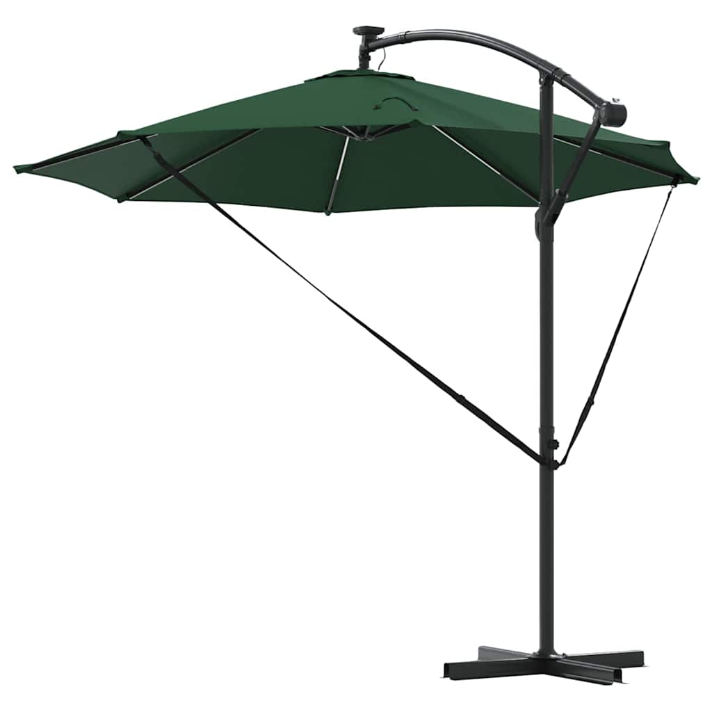 Suncobran Zelena 294 x 294 x 248 cm Poliester i aluminij