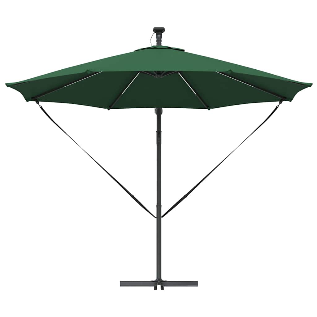 Suncobran Zelena 294 x 294 x 248 cm Poliester i aluminij
