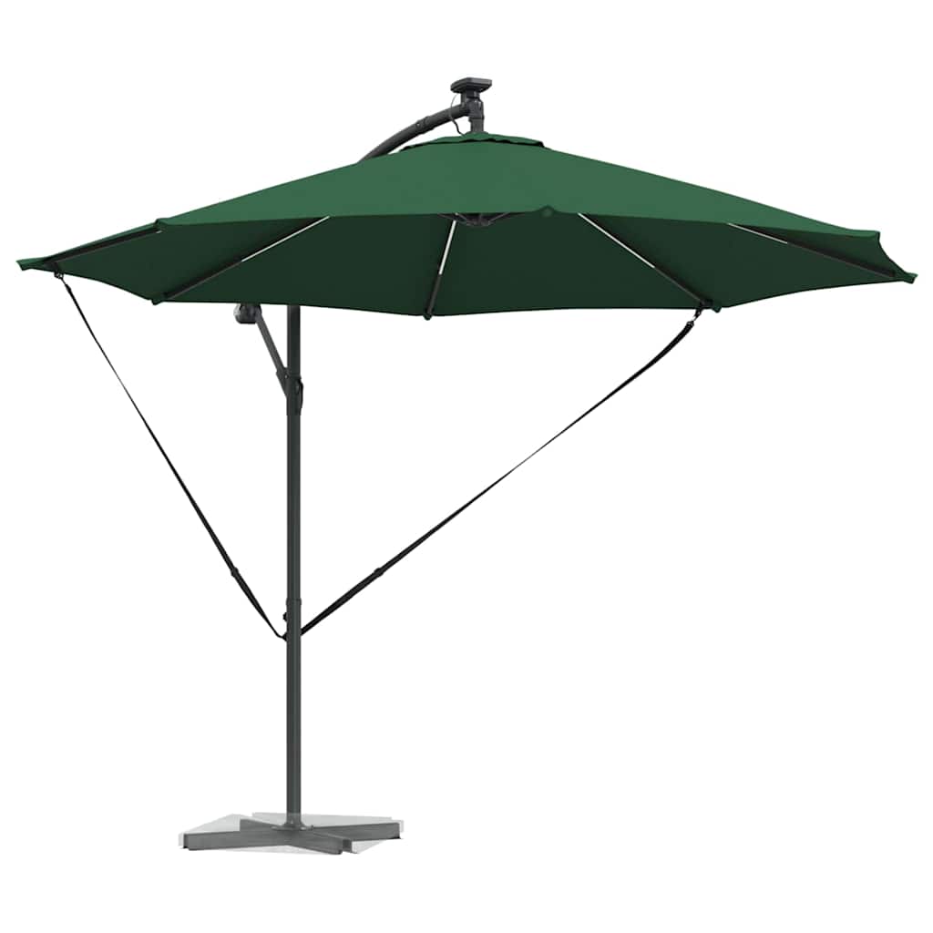 Suncobran Zelena 294 x 294 x 248 cm Poliester i aluminij