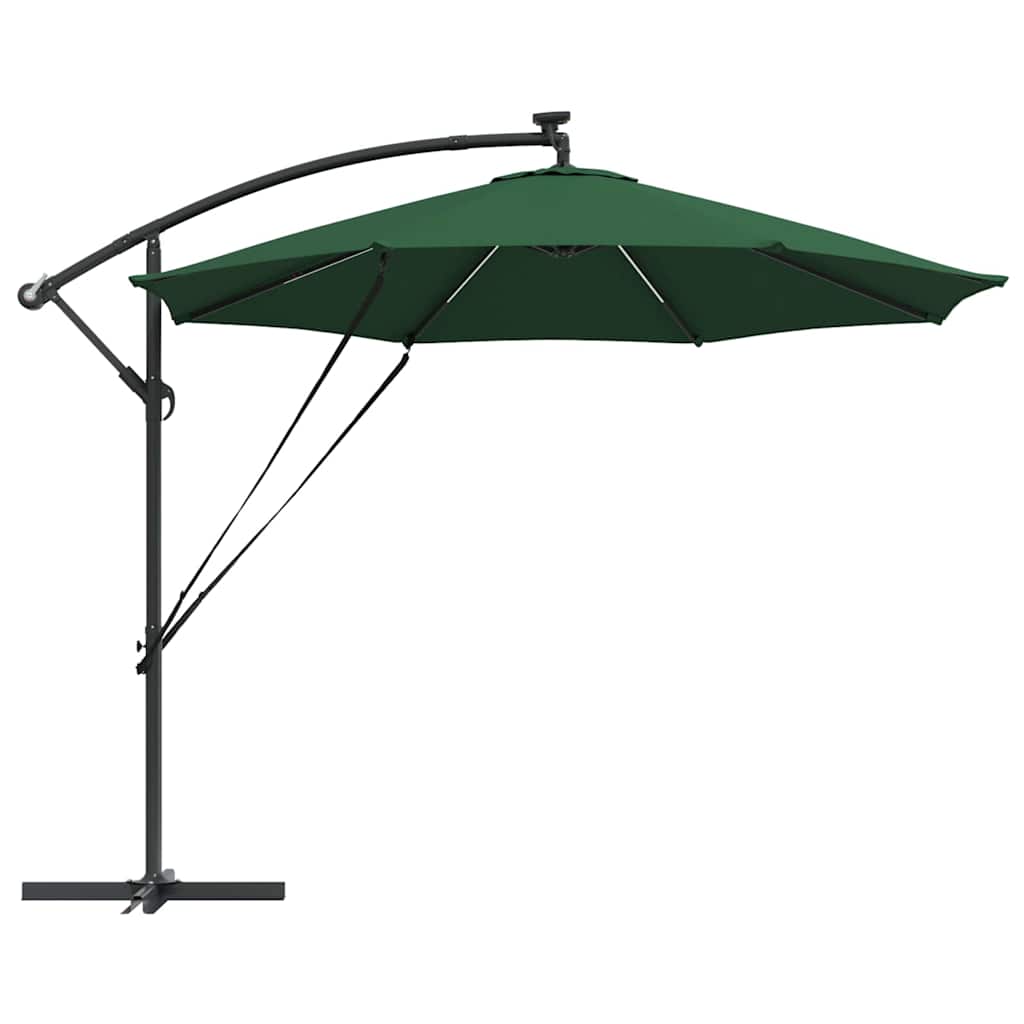 Suncobran Zelena 294 x 294 x 248 cm Poliester i aluminij