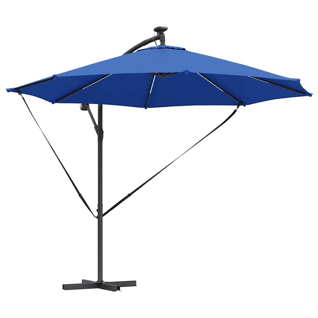 Suncobran Azurnoplava 294 x 294 x 248 cm Poliester i aluminij