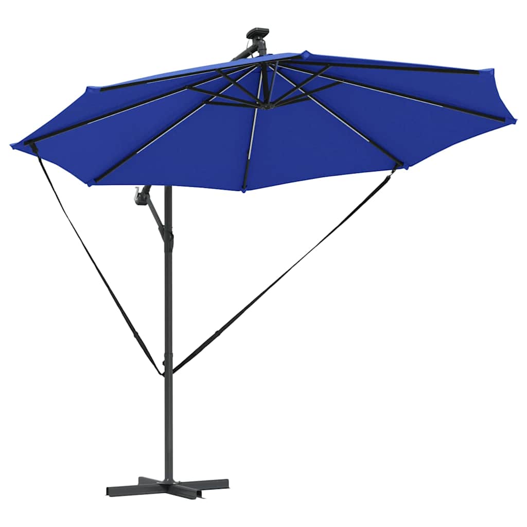 Suncobran Azurnoplava 294 x 294 x 248 cm Poliester i aluminij