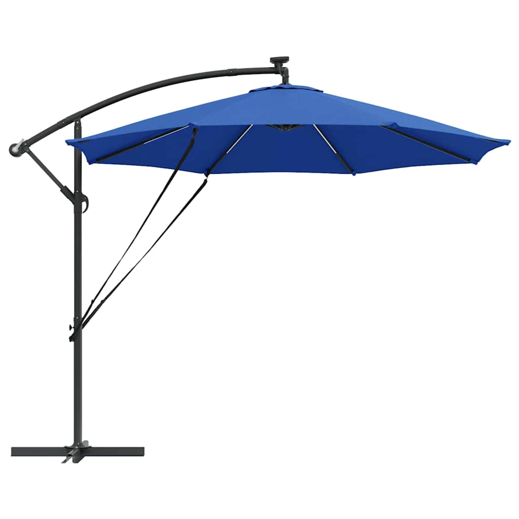 Suncobran Azurnoplava 294 x 294 x 248 cm Poliester i aluminij