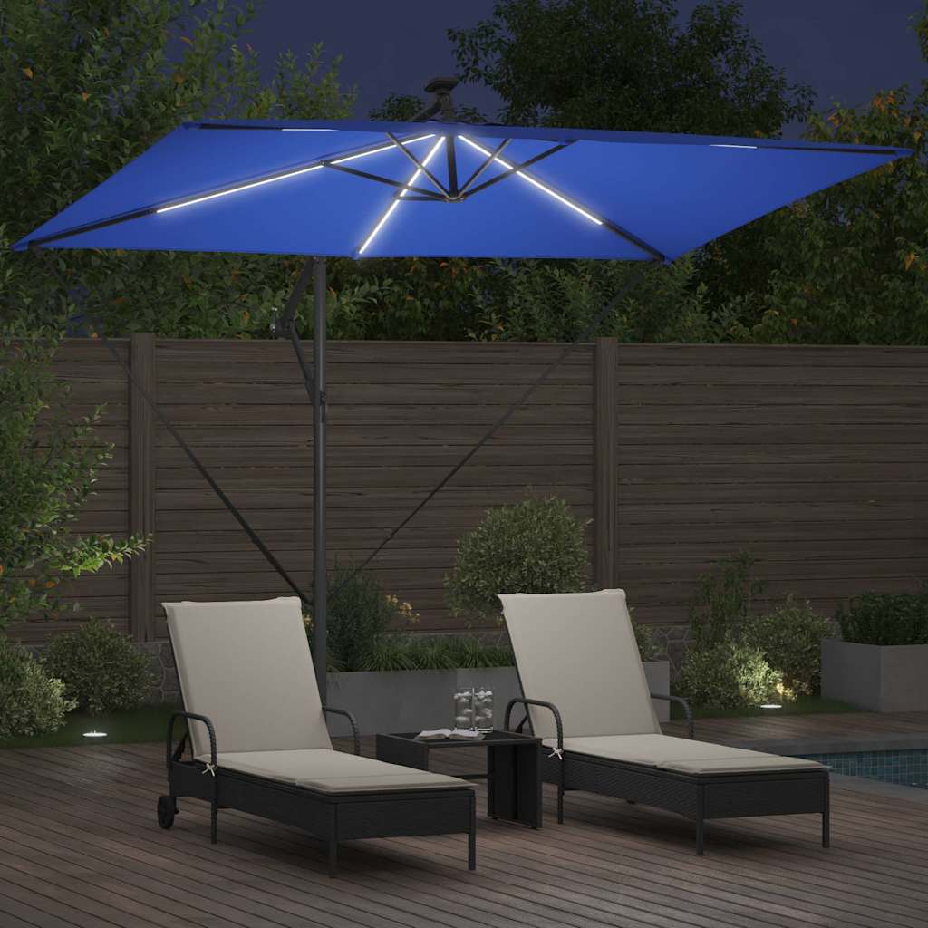 Suncobran Azurnoplava 294 x 200 x 270 cm Poliester i aluminij