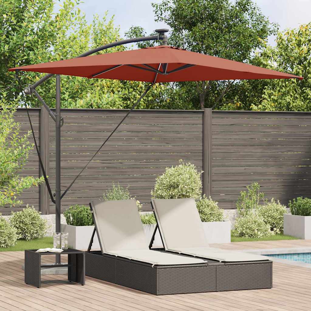 Suncobran Terakota 294 x 200 x 270 cm Poliester i aluminij