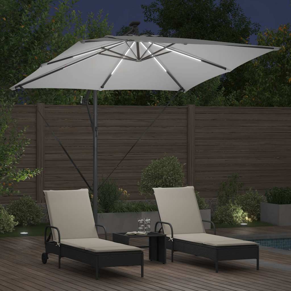 Suncobran Pijesak 249 x 249 x 250 cm Poliester i aluminij