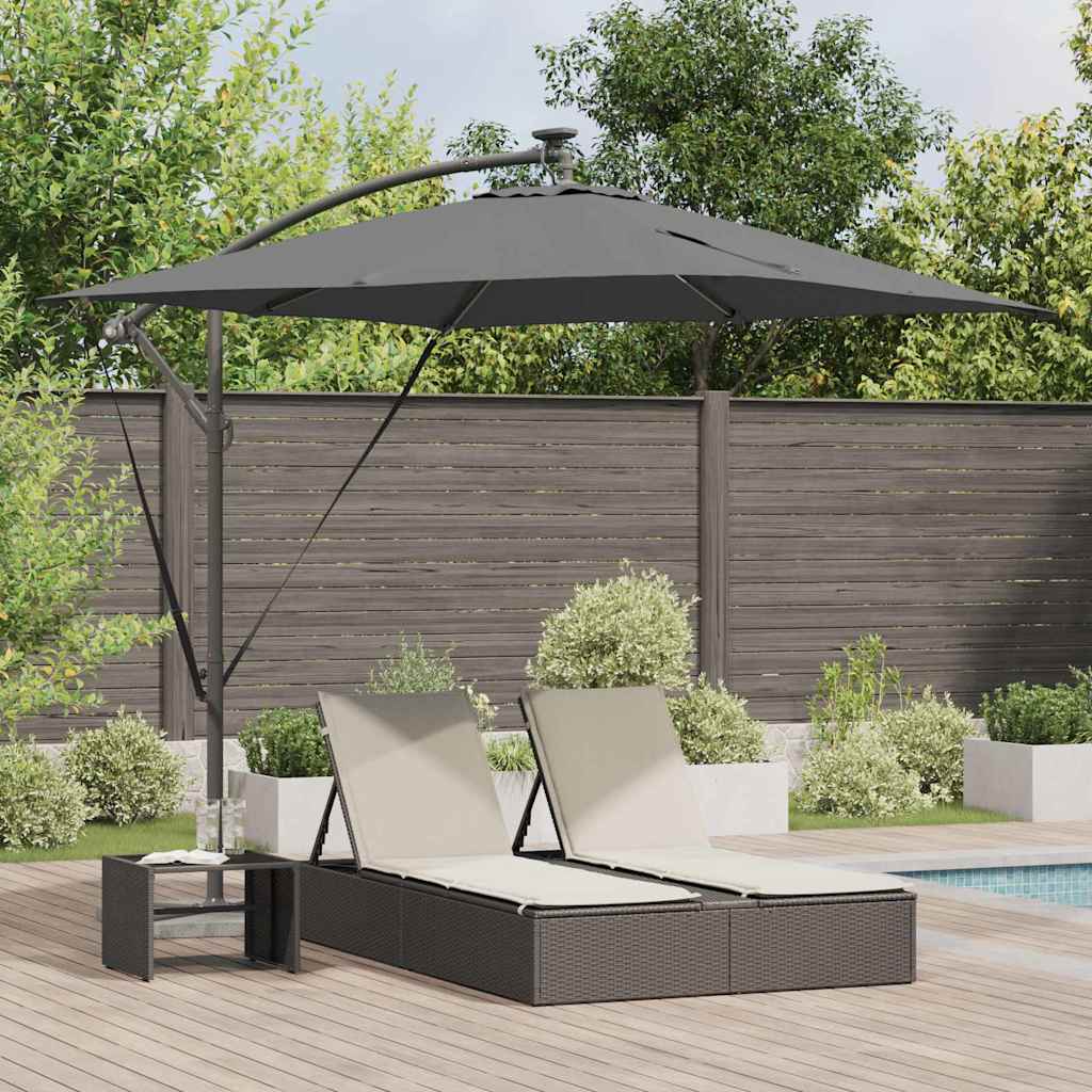 Suncobran Antracit 249 x 249 x 250 cm Poliester i aluminij